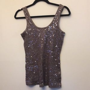 EXPRESS SEQUIN TANK